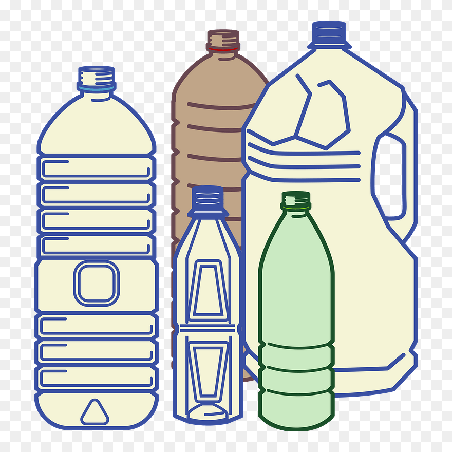 Plastic Bottle Clipart - プラスチック イラスト フリー - Png Download