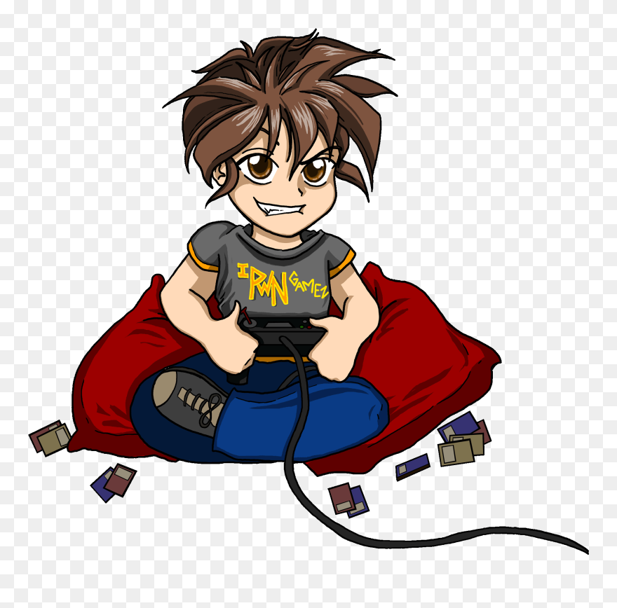 Transparent Anime Boy Png - Anime Gamer Boy Png Clipart