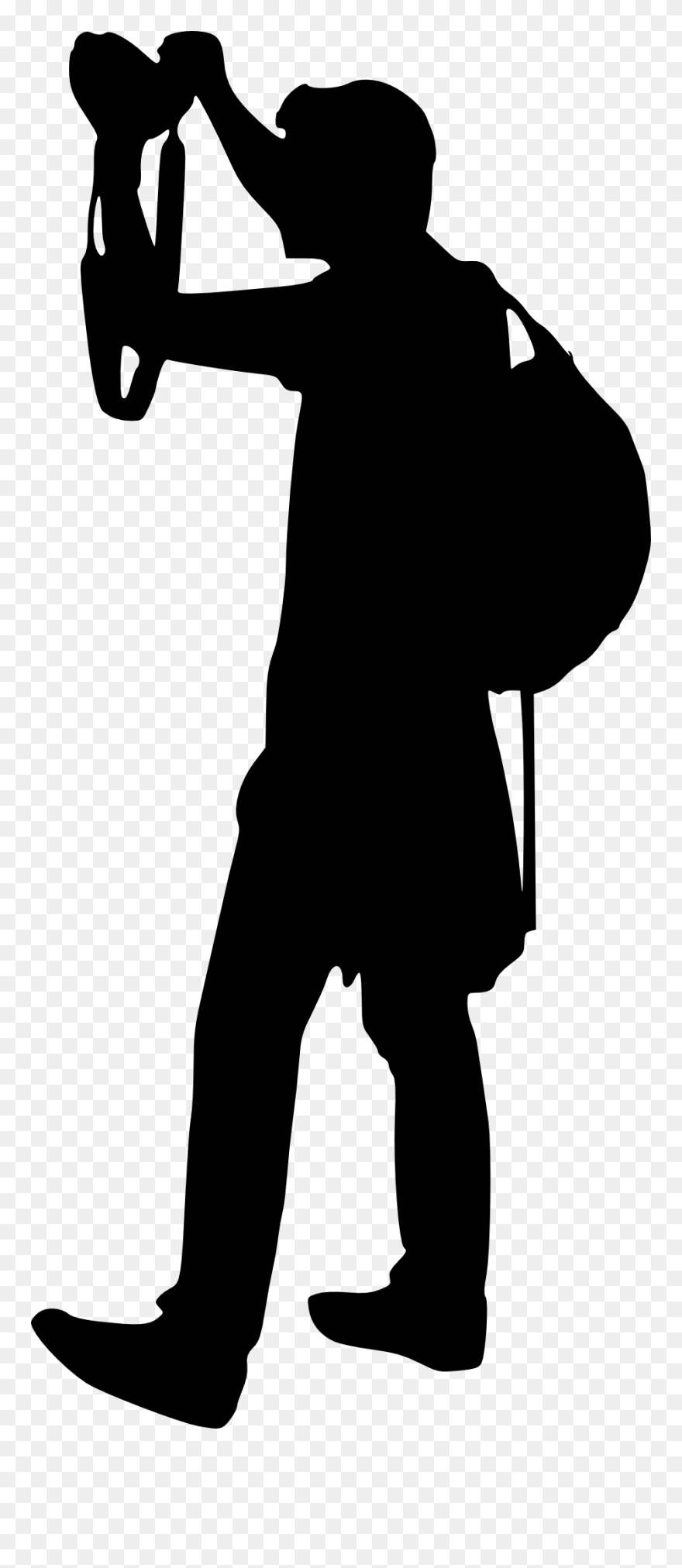 Shadow Clipart Photographer - Photographer Silhouette Png Transparent Png