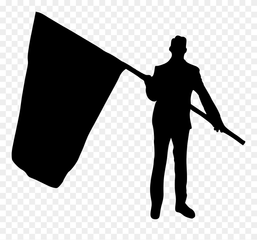 Silhouette Clip Art - Color Guard Silhouette Png Transparent Png