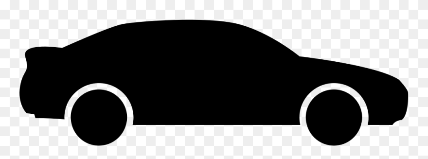 Car Shadow Clipart Clip Freeuse Car Side Silhouette - Side View Car Icon Png Transparent Png