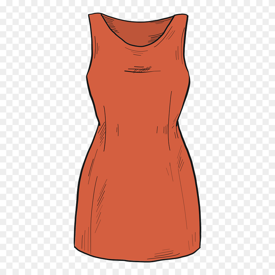 Red Dress Clipart - Png Download