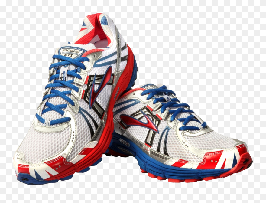 Download Track Shoe Png - Pair Of Running Shoes Clipart