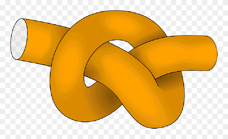 Knot, Tie, Shape, Line, Rope, Node, Shapes, Nodes - Tying A Knot Cartoon Clipart