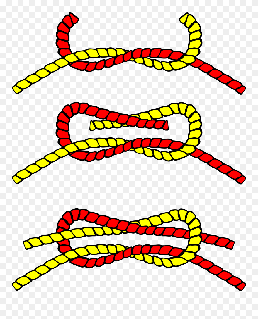 Useful Knots Tresaith Mariners - Tie A Square Knot Clipart