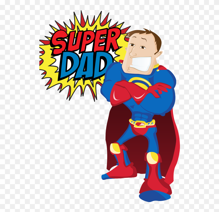 Thumb Image - Father's Day Super Dad Clipart