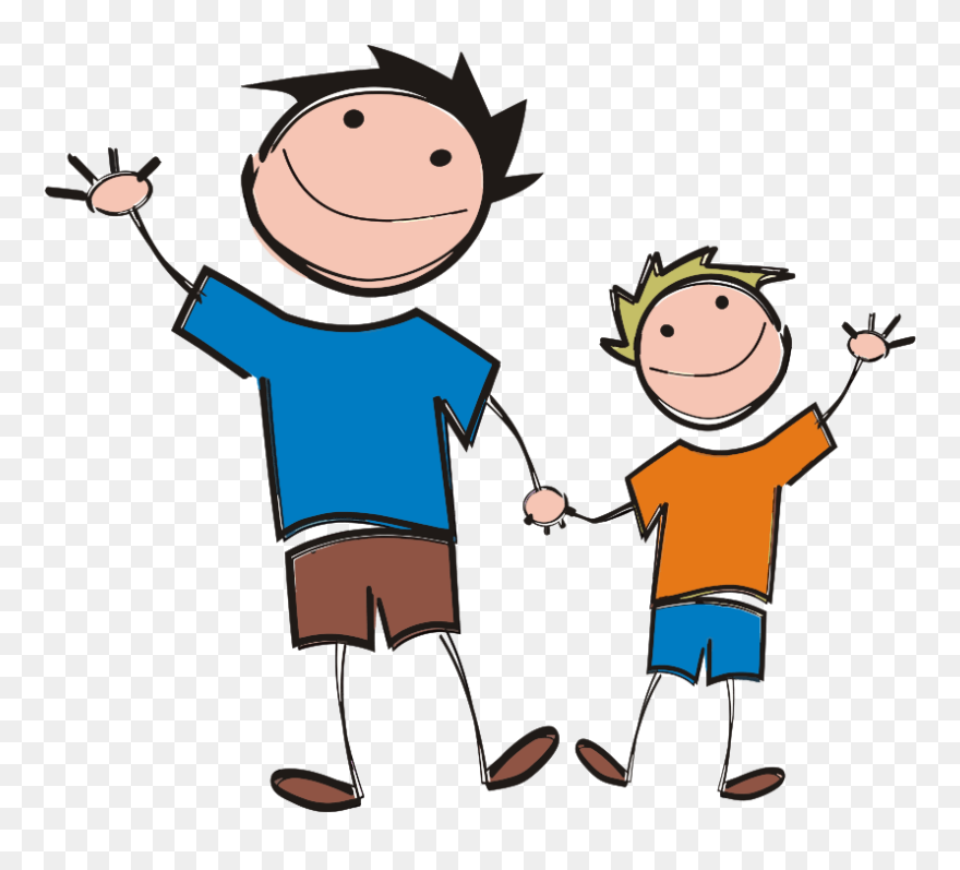 Father And Son Png Transparent Without Background Image - Dad And Son Png Clipart
