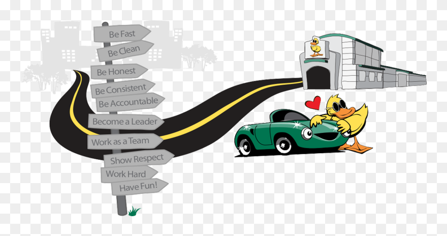 Clipart Car Wash Fundraiser Clip Art Black And White - Quick Quack Car Wash Inside - Png Download