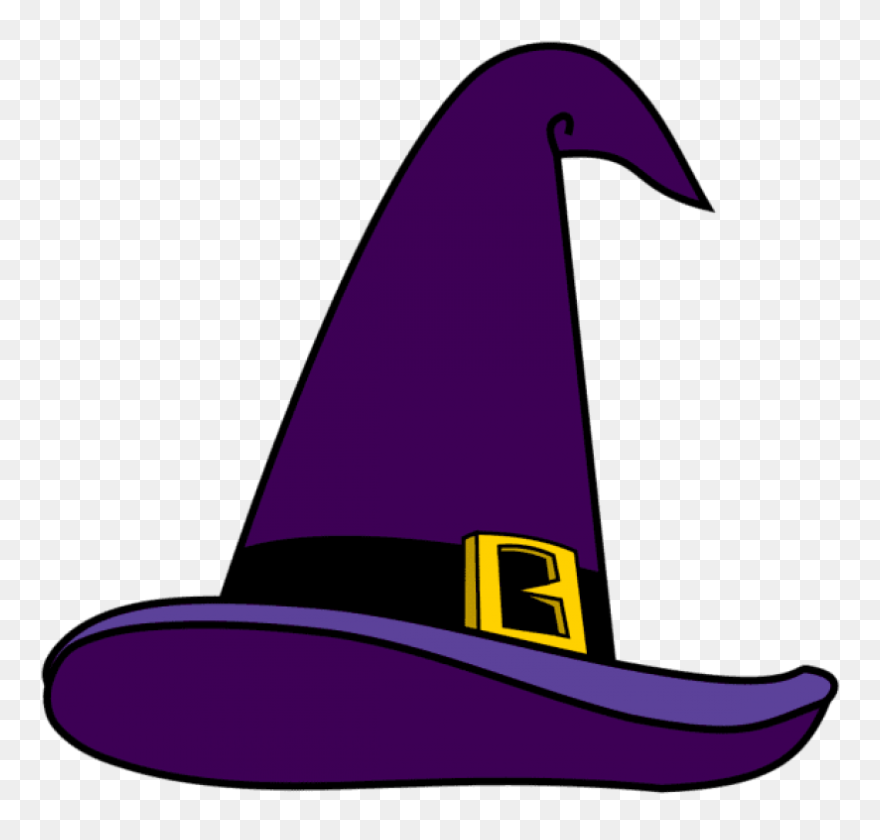 Witch Hat Clip Art Cliparts Co - Wizard Hat Clip Art - Png Download