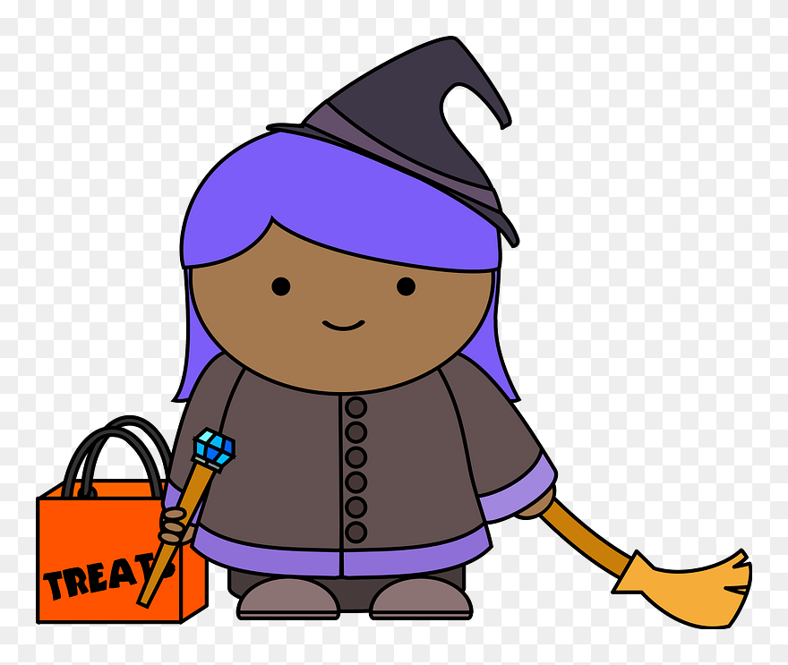 Witch Clipart - Cartoon - Png Download