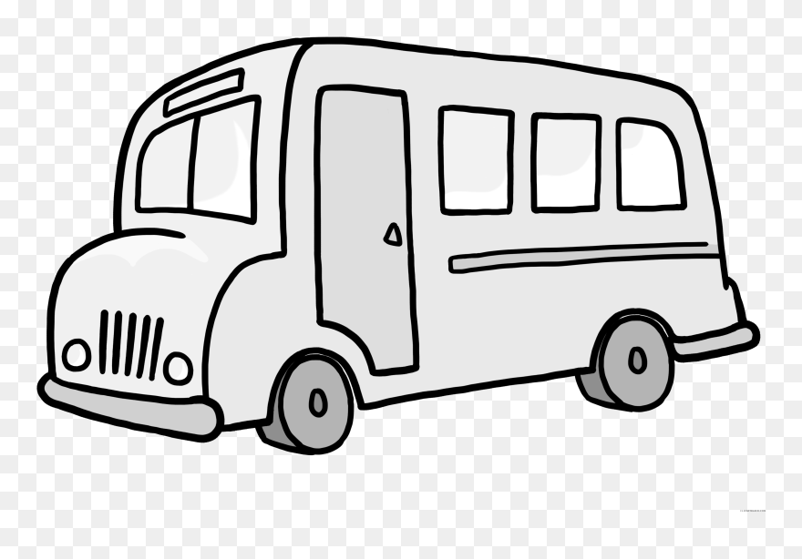 Clipartblack Com Free Black - Bus Clipart Png Transparent Png