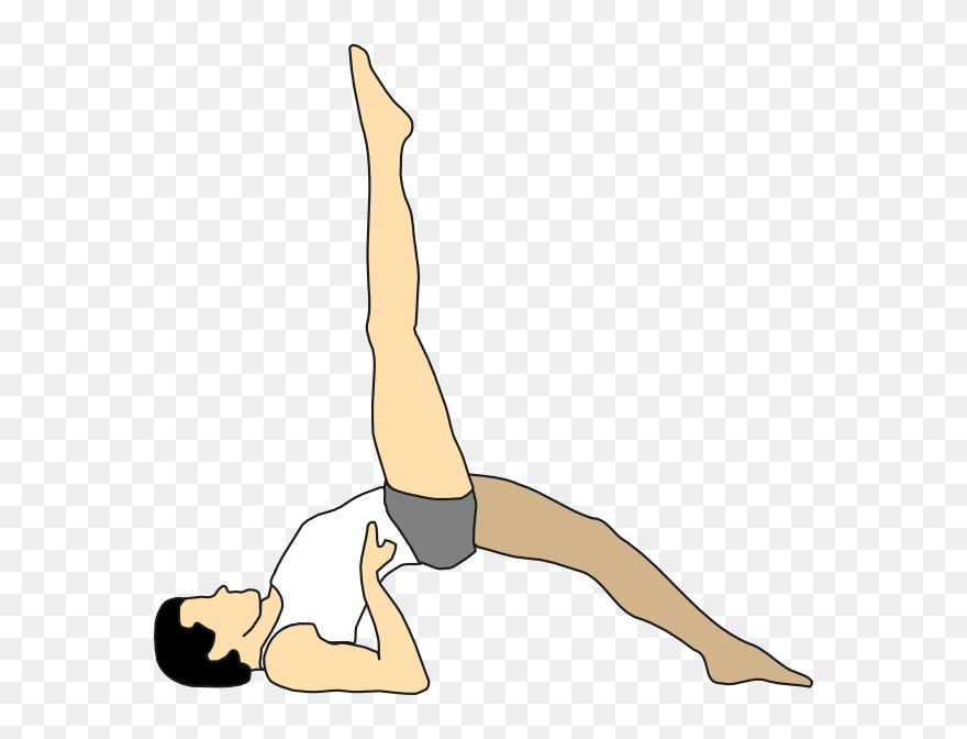 Ek Pada Setu Bandhasana Clipart