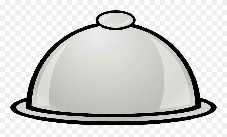 Dish Clipart Plate Cover, Dish Plate Cover Transparent - Food Tray Clip Art - Png Download