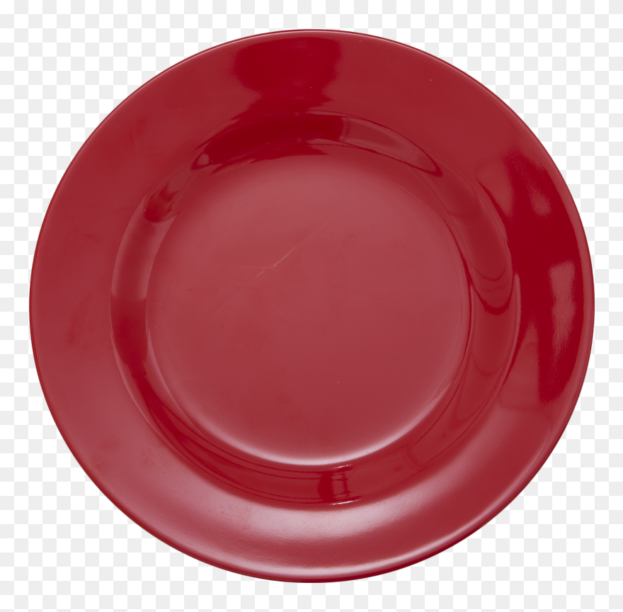 Dinner Plate Clipart Clipart Transparent Background - Red Plate Transparent Background - Png Download