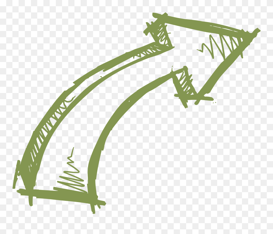 Lines Curve Hand Euclidean Vector Arrow Drawn Clipart - Hand Drawn Arrow Vector Png Transparent Png