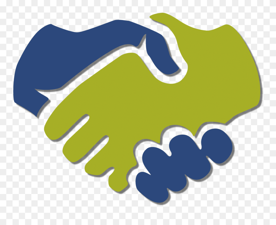 Support Hand Shake Clipart