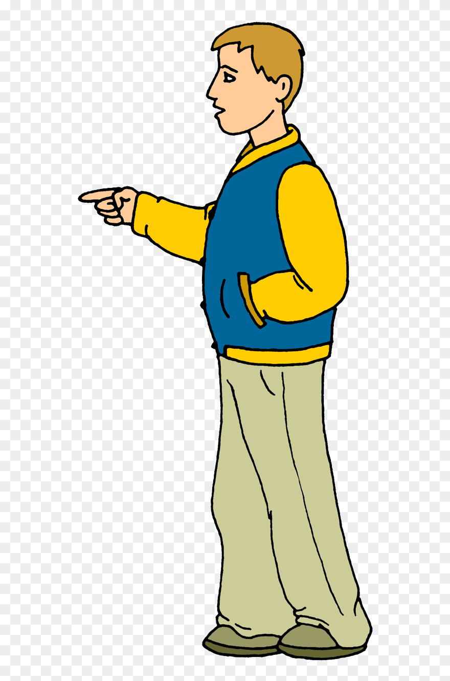Point - Person Pointing Clipart Png Transparent Png