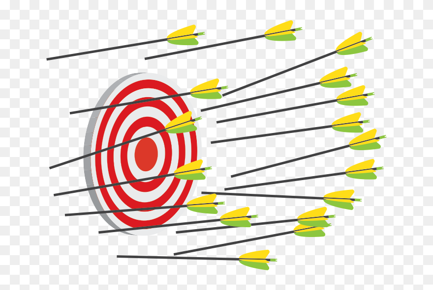 Arrows Missing Target Clipart Clipart Transparent Arrow - Missing The Target Png