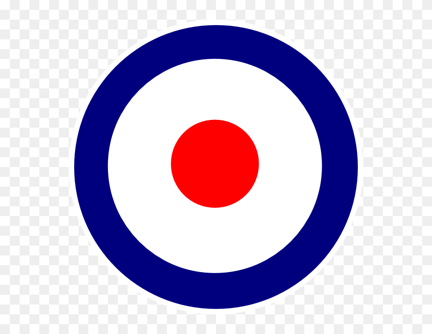 Bulls Eye Blue And Red Clipart