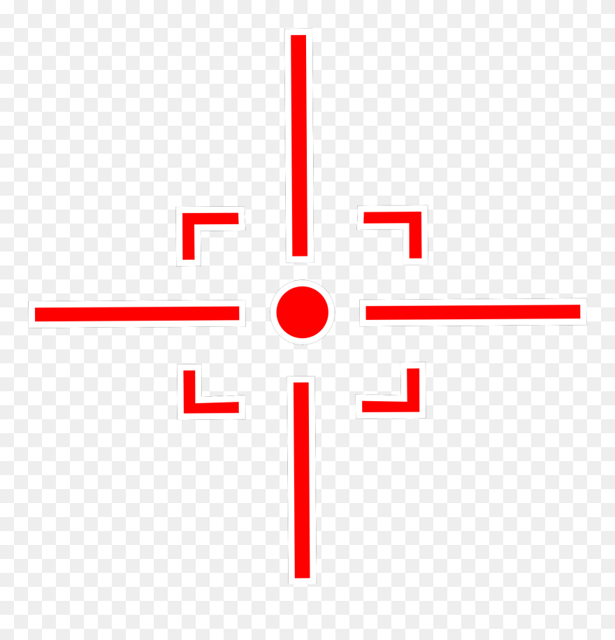 Red Target Clipart - Png Download