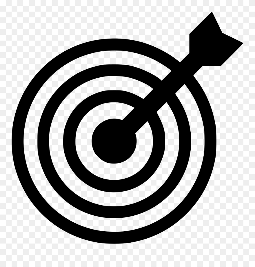 Arrow Target Shooting Archery Shoot Svg Png Icon Free - Transparent Background Target Icon Clipart