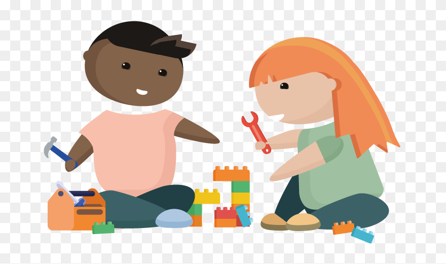 Kids Playing Clip Art - Png Download