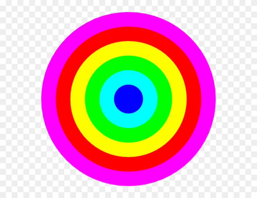 Rainbow Circles Clipart Graphic Library Rainbow Circle - Rainbow Circle Clipart Png Transparent Png