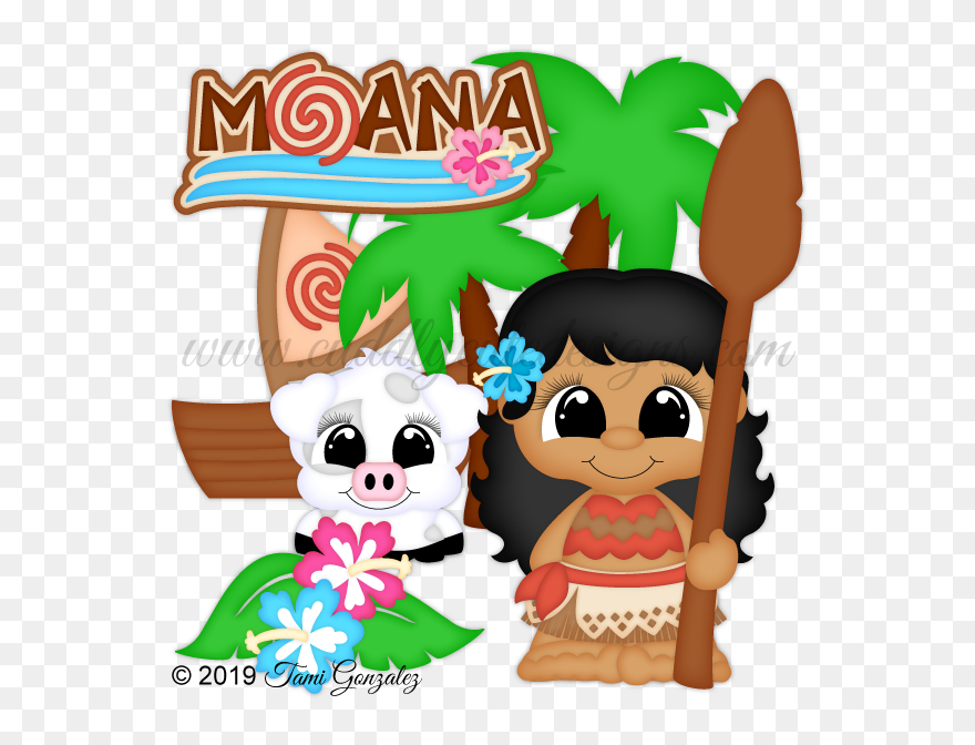 Princess Moana - Cartoon Clipart