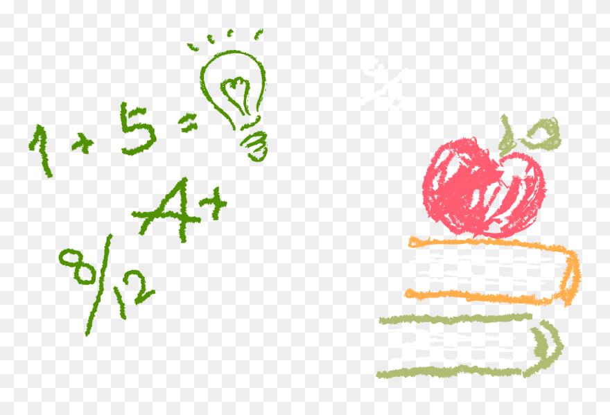 Chalk Apple Png - Transparent Chalk Drawings Png Clipart