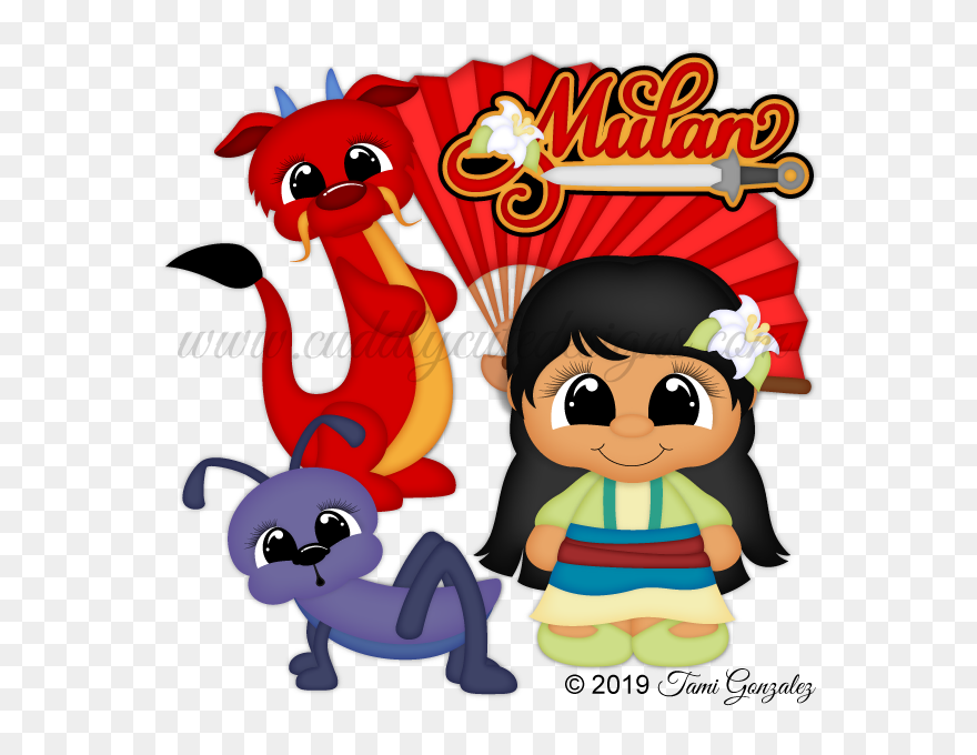 Princess Mulan - Cartoon Clipart