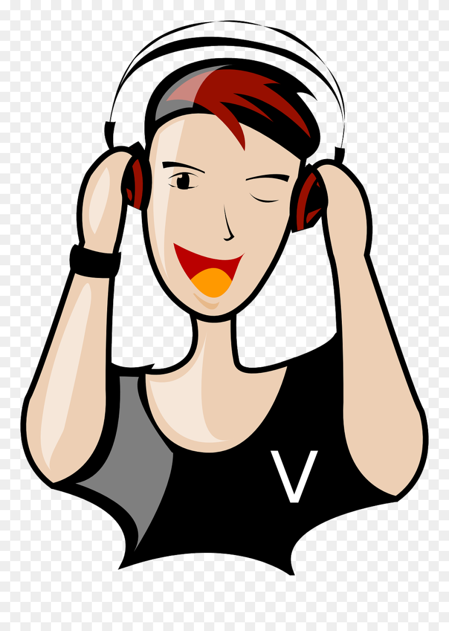 Headphones-152341 - Dj Cartoon Clipart
