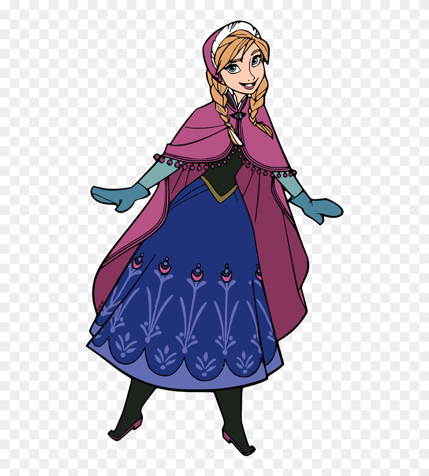 Frozen Anna Clip Art - Png Download