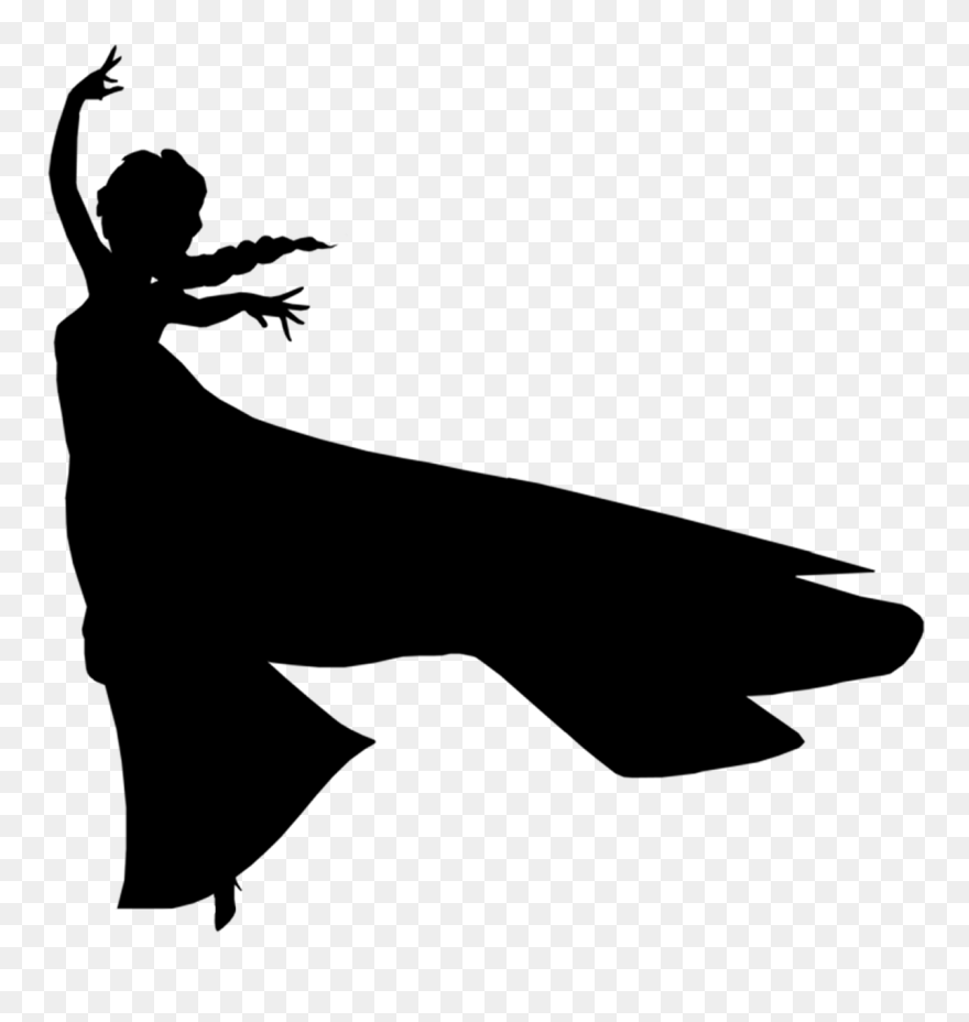 Elsa Anna Clip Art Olaf Scalable Vector Graphics - Elsa Frozen Silhouette Png Transparent Png