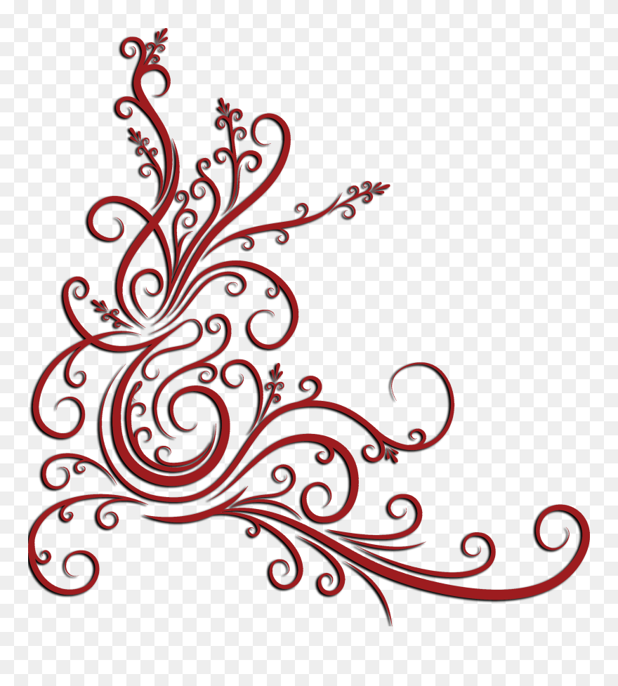 Tattoo Lace Boarder Filigree Mehndi Drawing Clipart - Border Hd Png Vectors Transparent Png