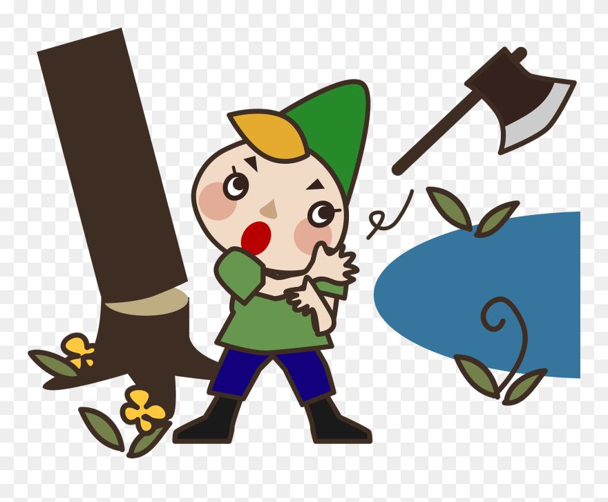 The Honest Woodcutter Clipart - きこり イラスト - Png Download