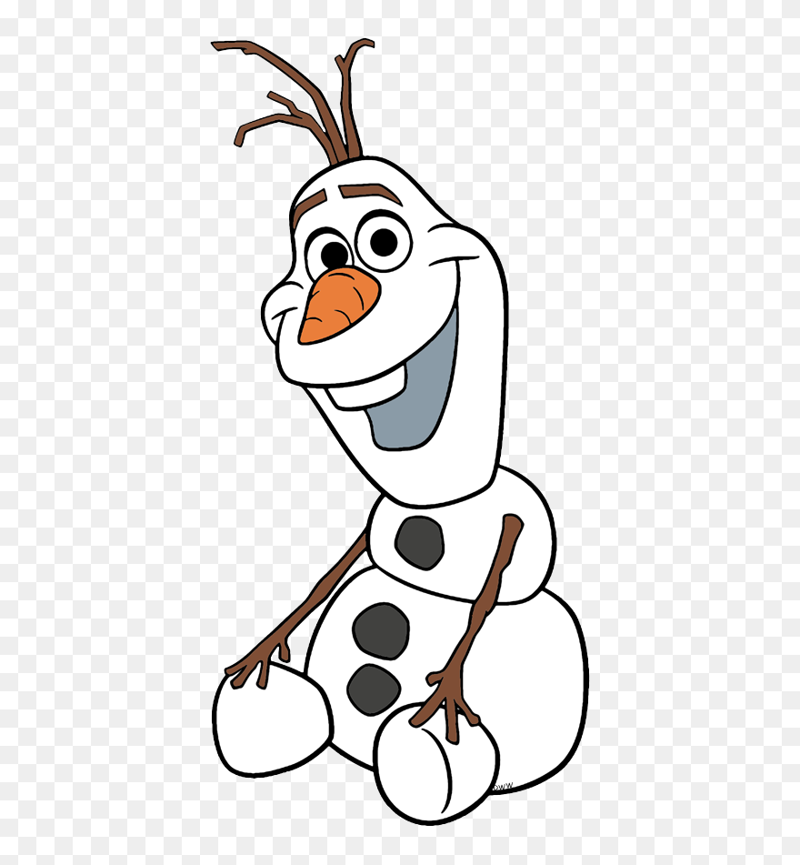 Frozen Clip Art 3 - Cute Olaf Clipart - Png Download