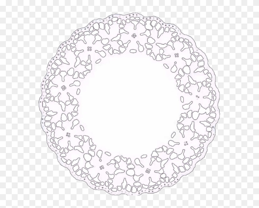 Doily Design Lace Icon Help Iconhelp Cute Aesthetic - Portable Network Graphics Clipart