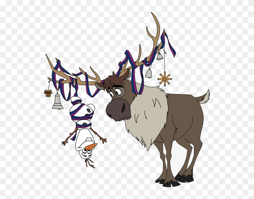 Christmas Clipart Olaf - Christmas Olaf And Sven - Png Download