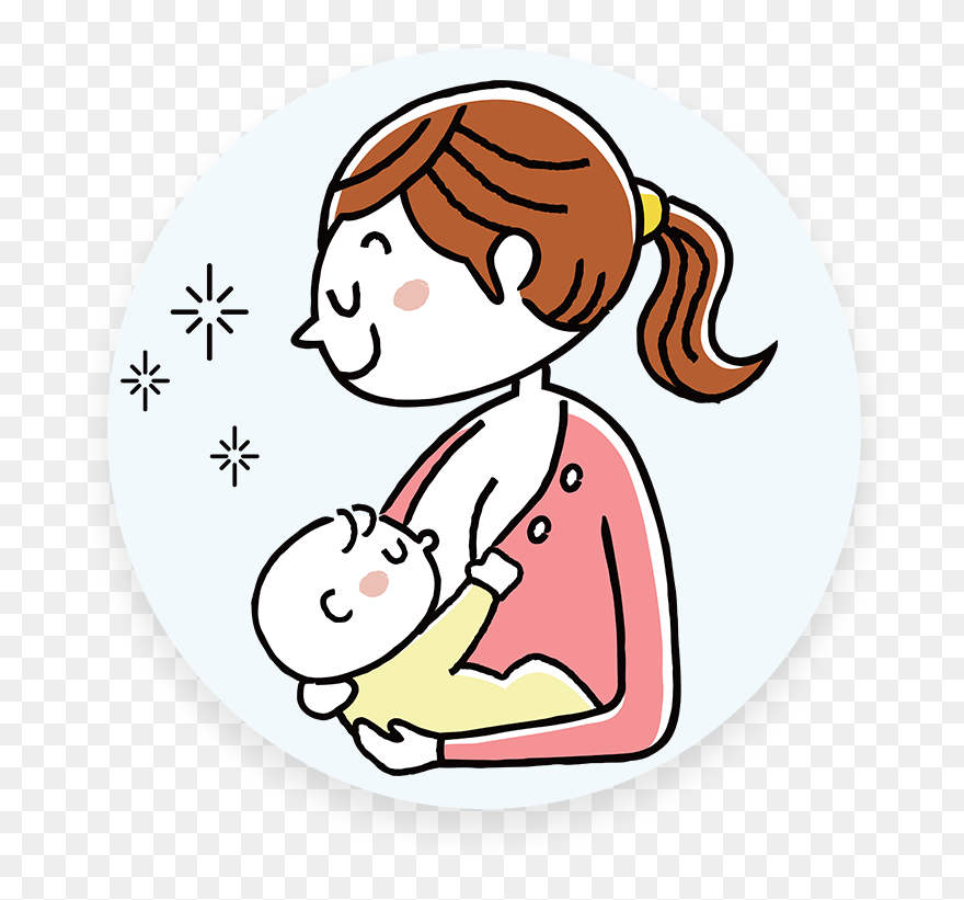 Transparent Baby In Womb Png - Mother And Baby Cartoon Clipart