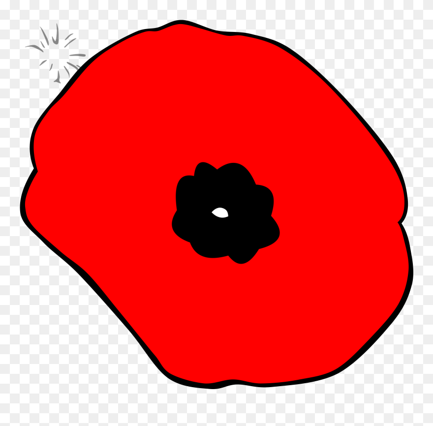 Clip Art Remembrance Day Poppy - Png Download