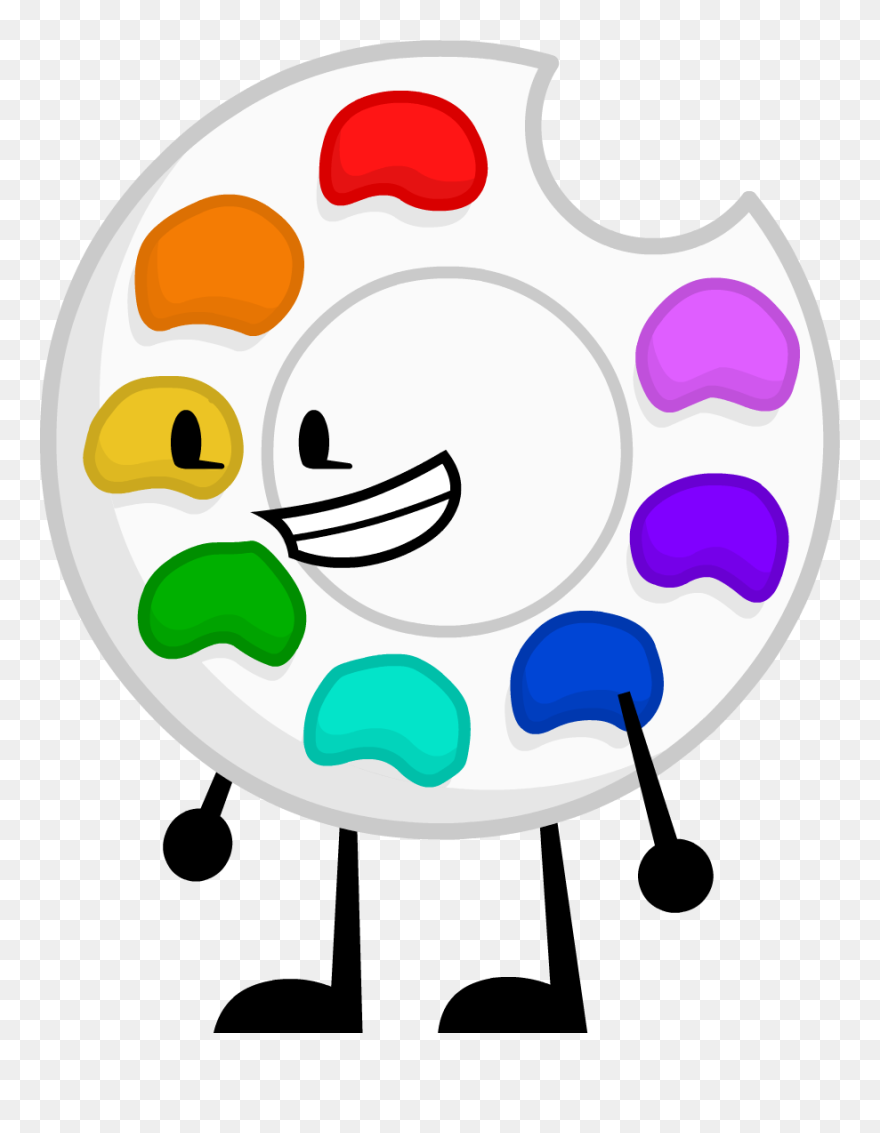 Creative Clipart Paint Palette - Object Lockdown Paint Palette - Png Download