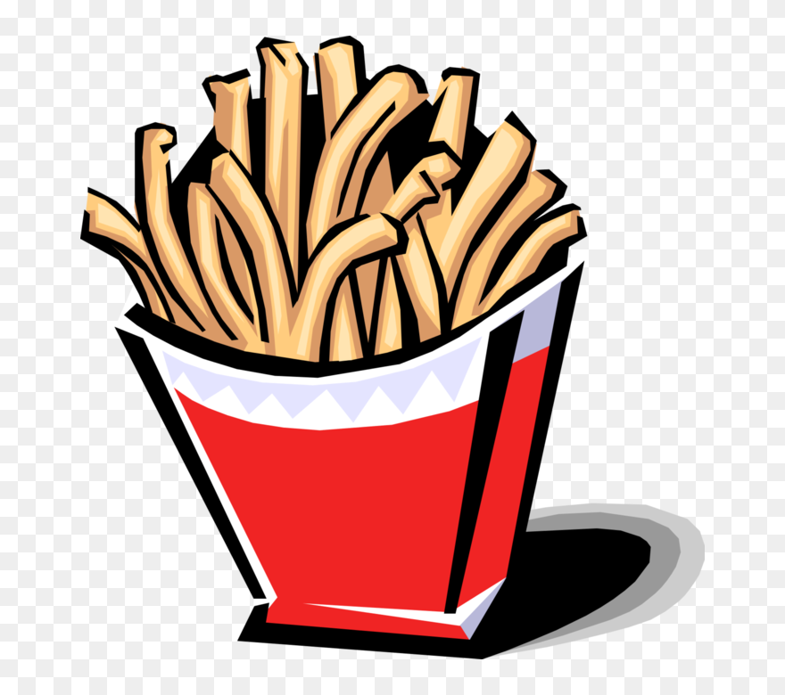 Fries Clipart Potato Fry - Fried Food Clipart - Png Download