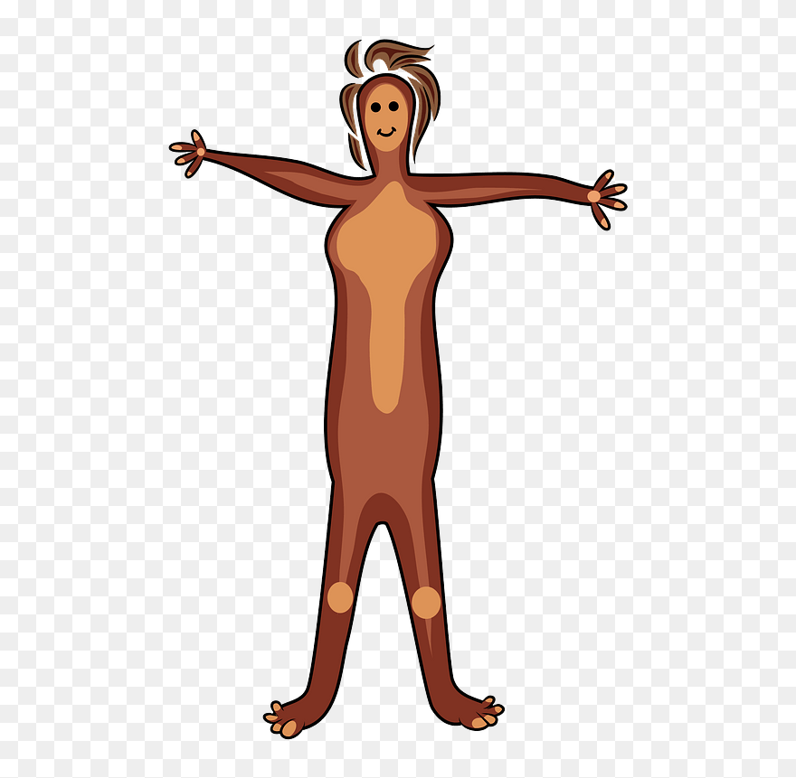 Aboriginal Painting Woman Clipart - Painting - Png Download