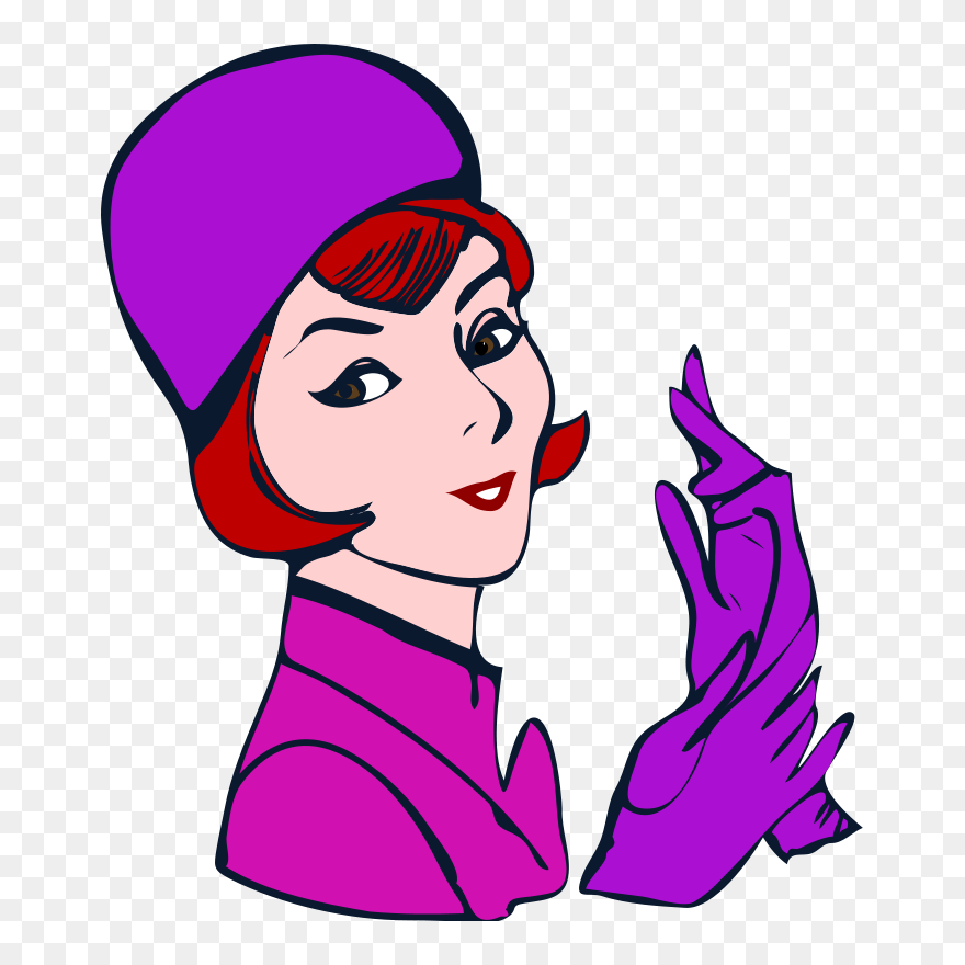 Transparent Boxing Gloves Clipart - Lady Clip Art - Png Download