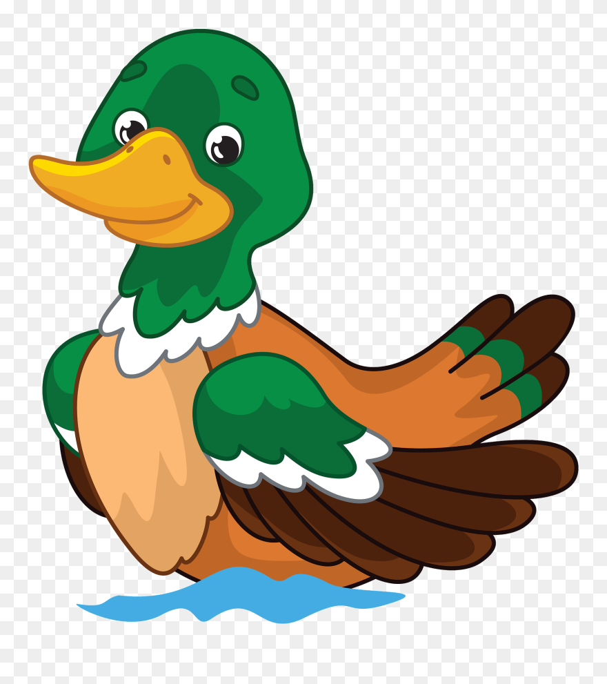 Mallard Duck Clipart - Duck Clipart - Png Download