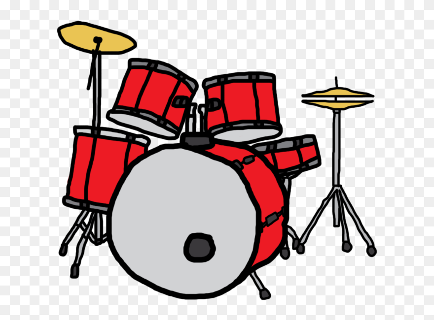 Instruments Clipart Drum Set, Picture - Clipart Drum Set Png Transparent Png