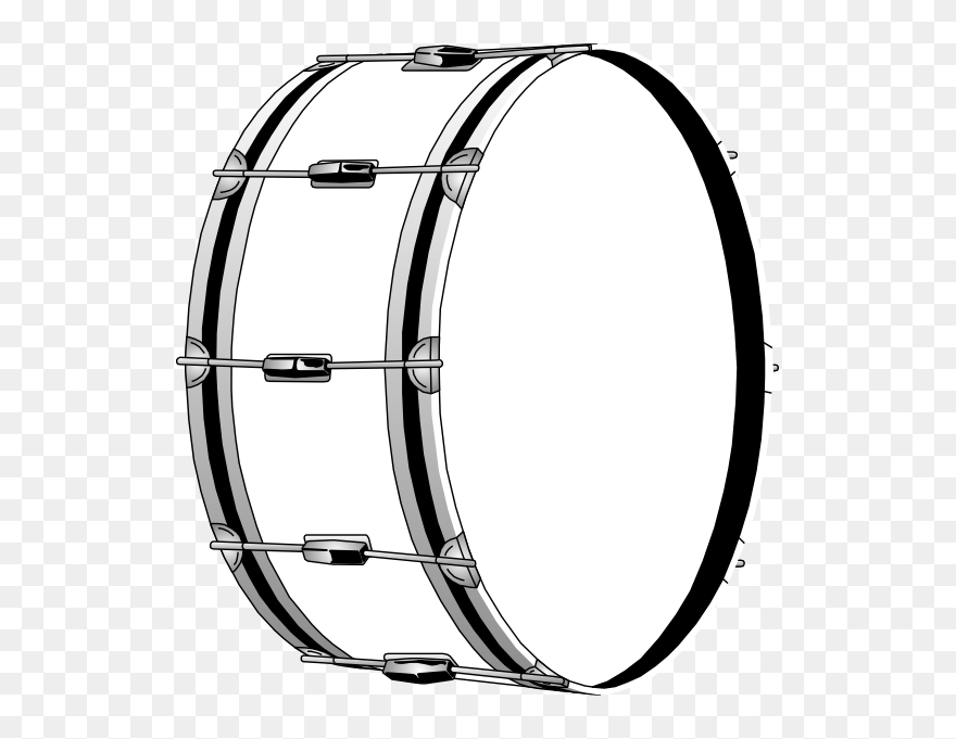 Bass Drums Snare Drums Clip Art - Silhouette Drum Clip Art - Png Download