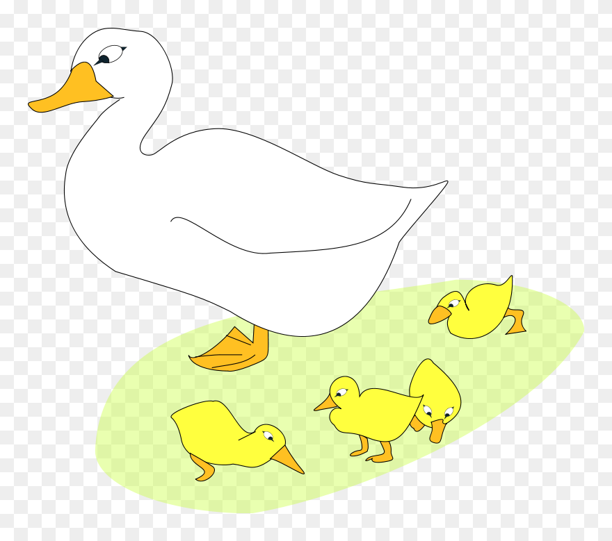 Goose Free To Use Clip Art - Goose And Gosling Clipart - Png Download