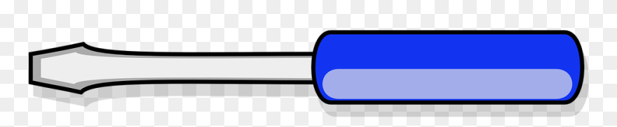 Screwdriver Clipart Carpentry - Horizontal Screw Driver Png Transparent Png