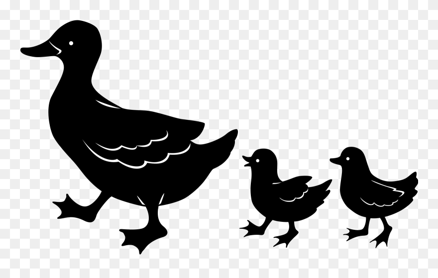 Duck Silhouette Clipart